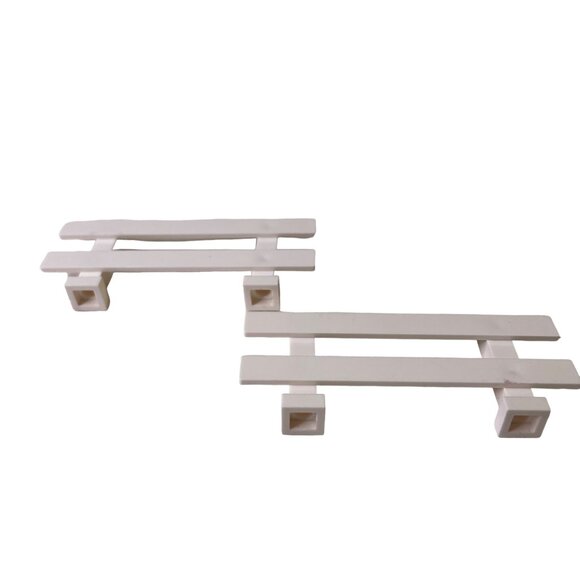 Lego Duplo White Ranch Fence White Model 31021 Replacement Farm Part Set 2 u - Picture 5 of 6